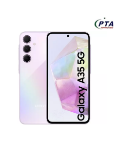 Samsung Galaxy A35 -Lilac-256GB - 8GB RAM - On Installments   -NomanT ( 3 Months 0% Percent Profit Product Available On 48 Months Installment )